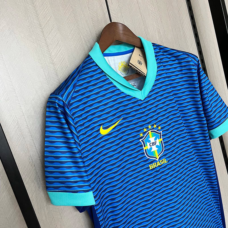 Camisa Brasil II Away Nike Torcedor 2024/25 Masculino Azul