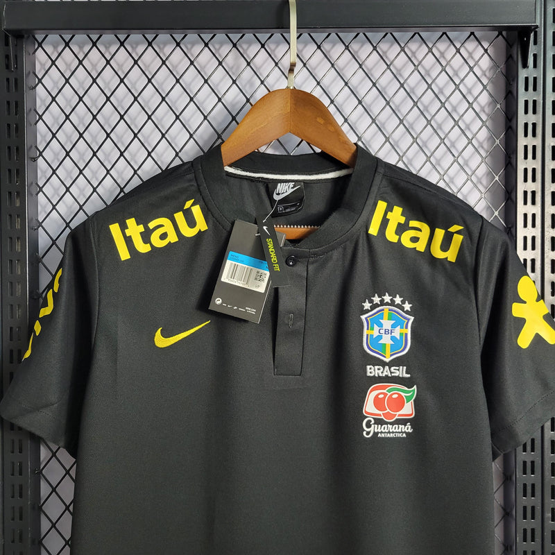 Camisa Nike Brasil Viagem Preta - 2022 - Ney Collection - 01 em Artigos Esportivos