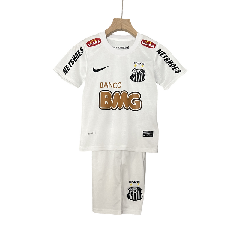 Conjunto Infantil Santos 11/12 Home Nike