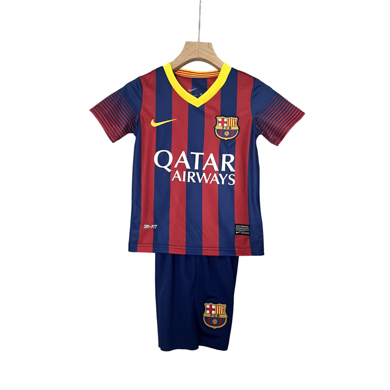 Conjunto Infantil Barcelona 13/14 Home Nike